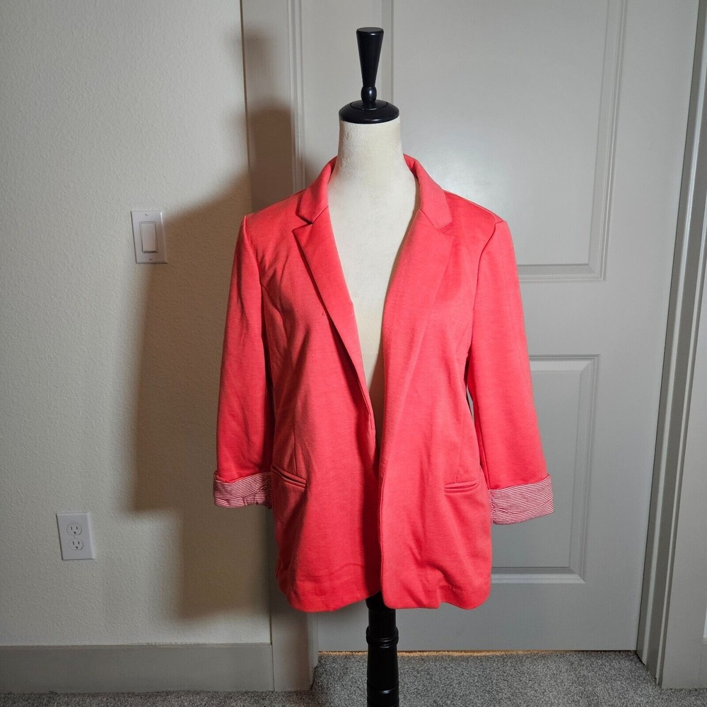 Women's Coral Open-Front Blazer Jacket